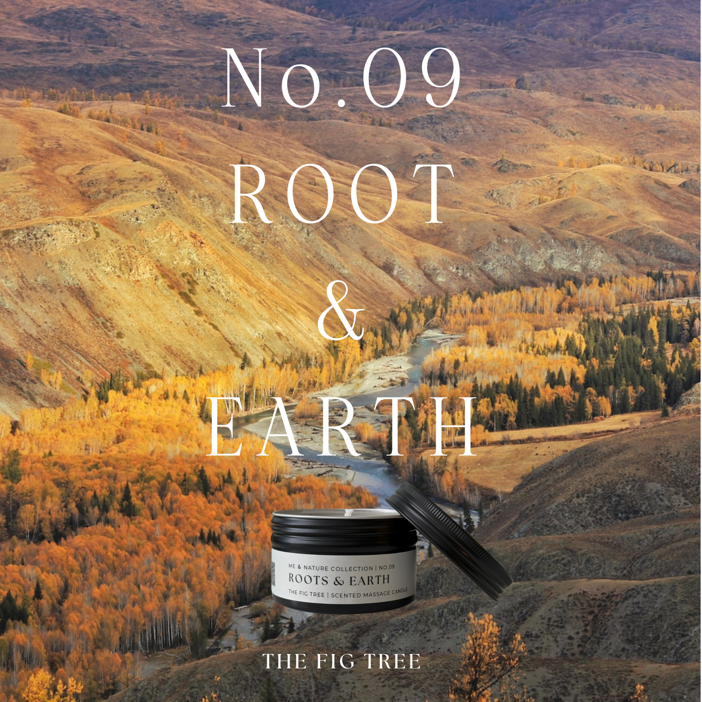 No.09 Roots & Earth 根源之地|滋潤按摩隨行香氛蠟燭 90g
