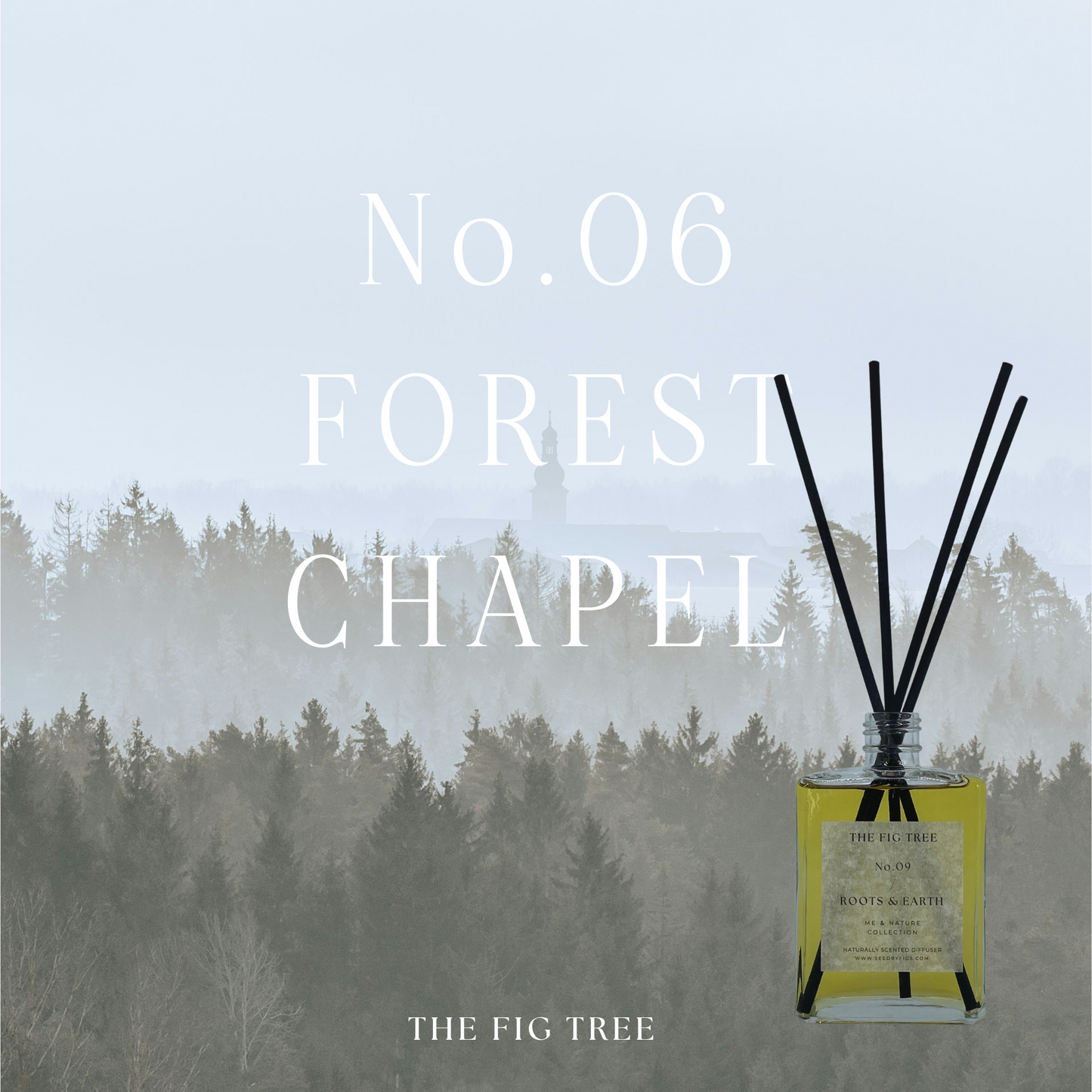 No.06 Forest Chapel 森山教堂|Naturally Scented Diffuser 大地自然淡香瓶 150ml