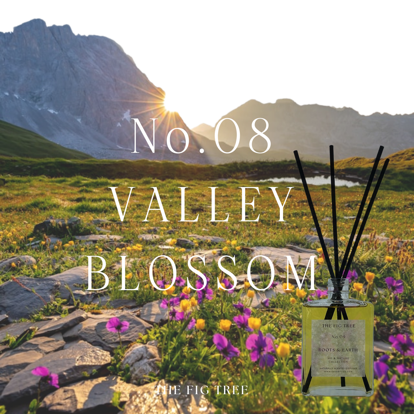 No.08 Valley Blossom 山谷花園|Naturally Scented Diffuser 大地自然淡香瓶 150ml
