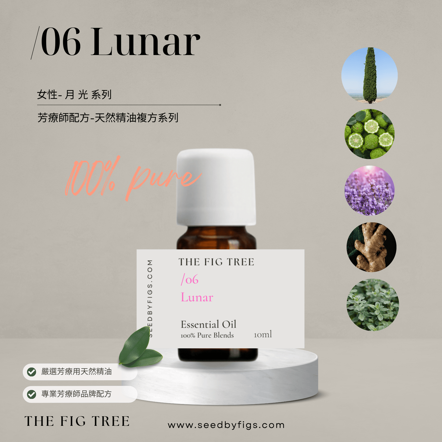 THE FIG TREEE/O.06 Health|Lunar 月光|芳療保健複方精油