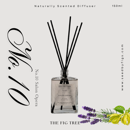 No.10 Salon Opera 歌劇沙龍｜Naturally Scented Diffuser 大地自然淡香瓶 150ml