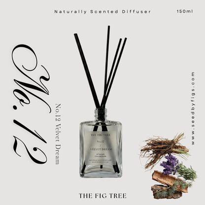 No.12 Velvet Dream 天鵝絨之夢｜Naturally Scented Diffuser 大地自然淡香瓶 150ml