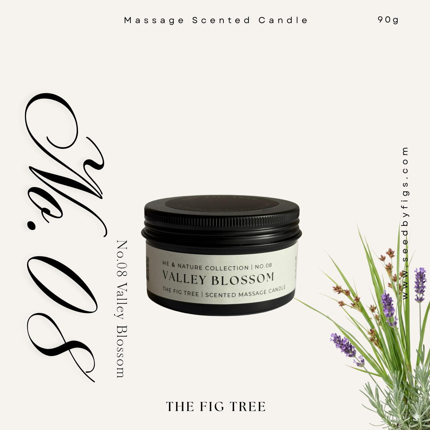 No.08 Valley Blossom 山谷花園｜輕巧旅行香氛蠟燭 90g