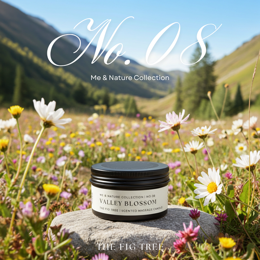 No.08 Valley Blossom 山谷花園｜滋潤按摩隨行香氛蠟燭 90g