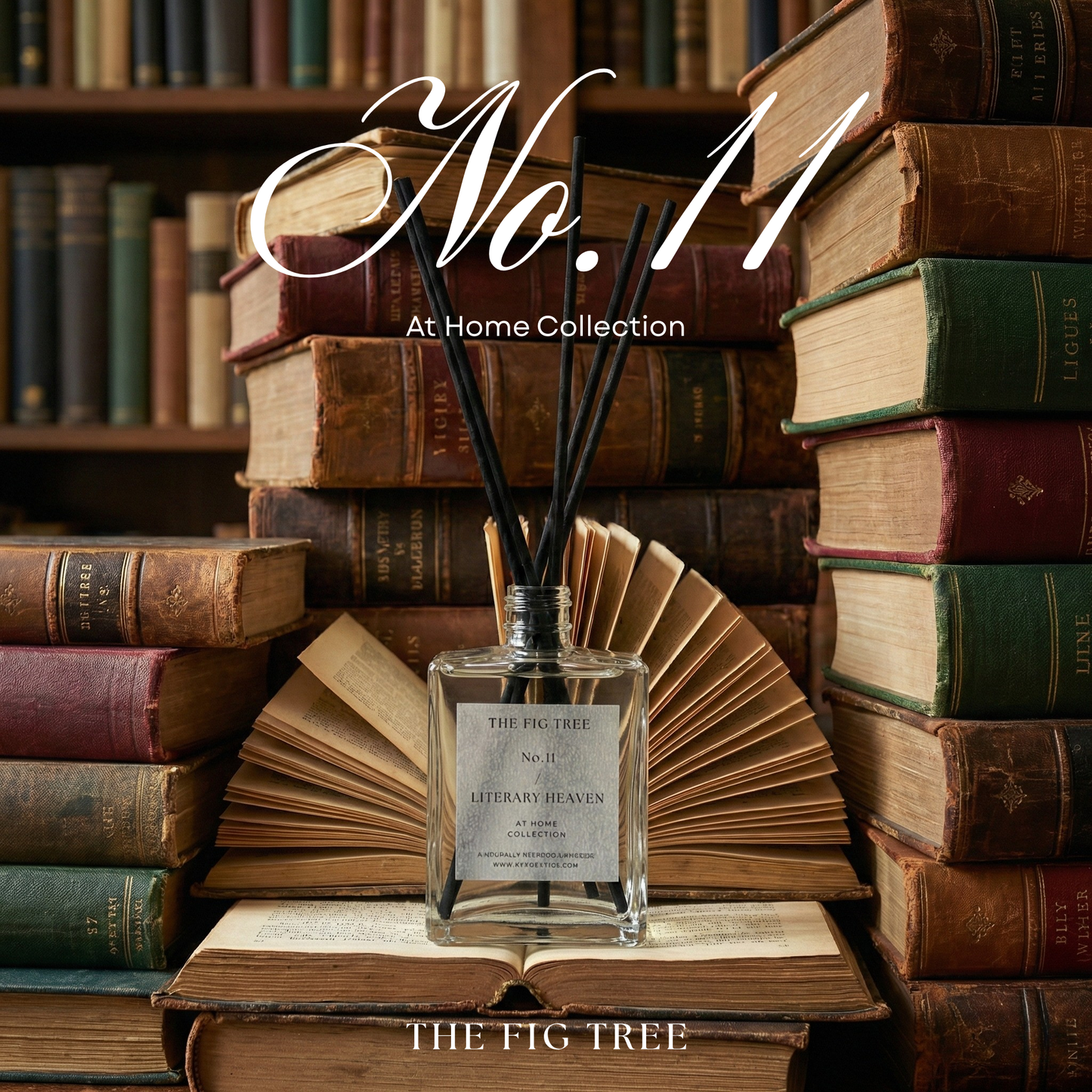 No.11 Literary Haven 文學天堂｜Naturally Scented Diffuser 大地自然淡香瓶 150ml