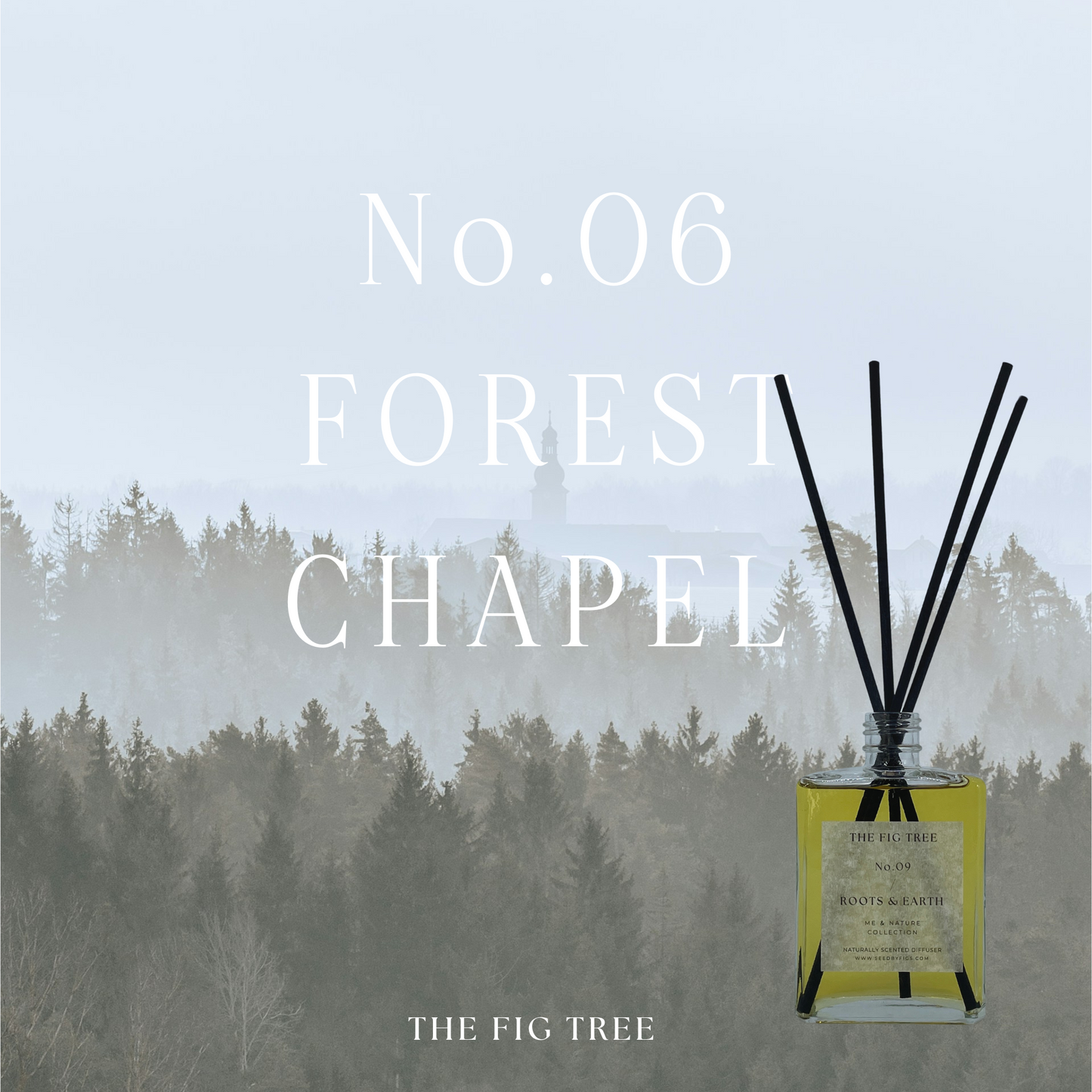 No.06 Forest Chapel 森山教堂｜Naturally Scented Diffuser 大地自然淡香瓶 150ml