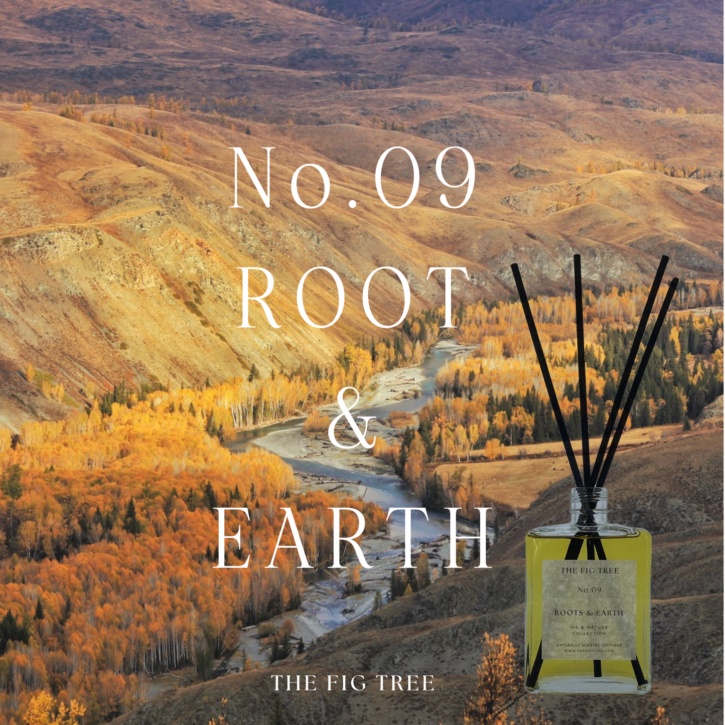 No.09 Roots & Earth  根源之地｜Naturally Scented Diffuser 大地自然淡香瓶  150ml