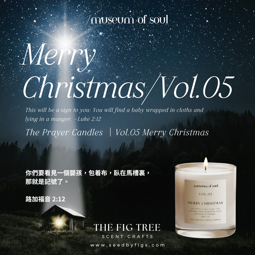 Vol.05 Merry Christmas 聖誕快樂 ｜祈禱燭光香氛蠟燭 170g