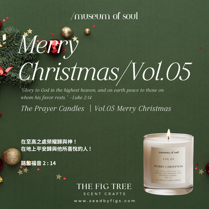 Vol.05 Merry Christmas 聖誕快樂 ｜祈禱燭光香氛蠟燭 170g