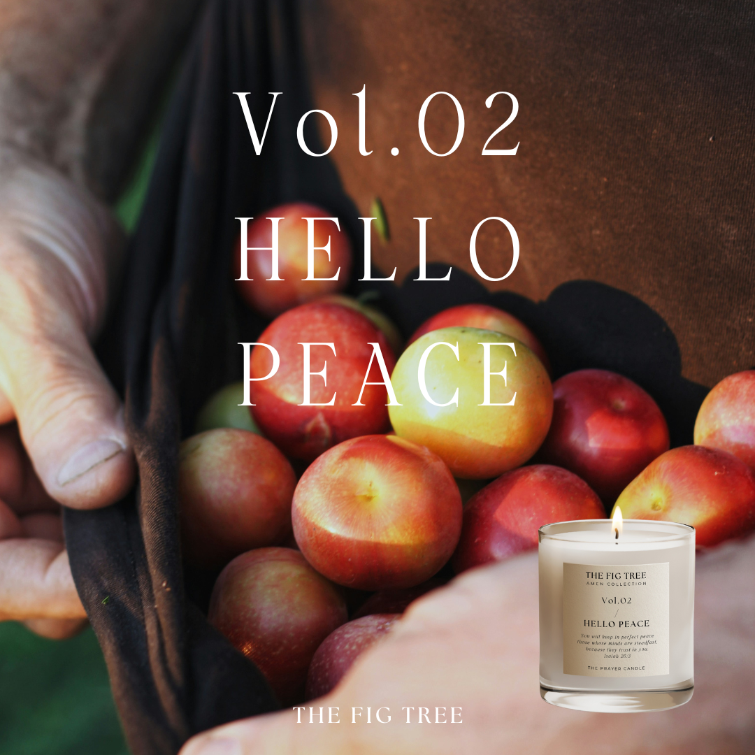 Vol.02 Hello Peace 平安 | 祈禱燭光香氛蠟燭 170g – THE FIG TREE