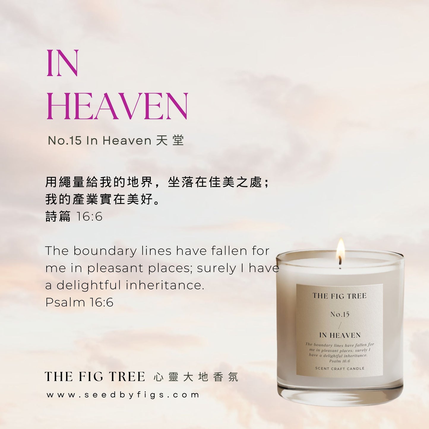 THE FIG TREENo.15 In Heaven 天 堂｜心靈香氛蠟燭